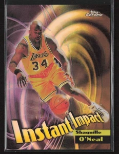 Shaquille O'Neal 1998-99 Topps cromo #I5 refractores de impacto instantáneo Lakers - Imagen 1 de 2