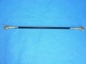 HARLEY SOFTAIL DYNA BLACK SHIFT LINKAGE ROD USA MADE - Bild 1 von 2