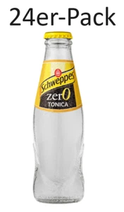24x Schweppes Zero Tonica,Tonic Water Ohne Zucker,Alkoholfreie Getränke 18cl - Bild 1 von 5