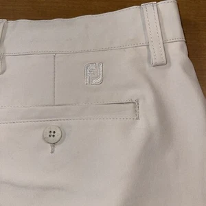 Foot Joy Shorts Men 38 Cream Golf Resort Yacht Club - Picture 1 of 5