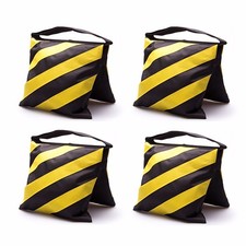 4x Photo Studio Balance Sandbag Lighting Stage Film Boom Stand Yellow Weight Bag