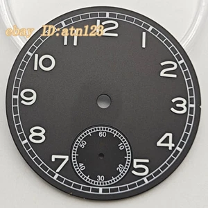 37mm Watch Dial luminous fit ETA6498 Automatic st3621 movement Watches Parts - Picture 1 of 9