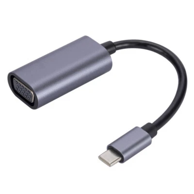 Cavo adattatore USB-C tipo C a VGA 15 pin femmina cavo per laptop o cellulare MU - Immagine 1 di 4