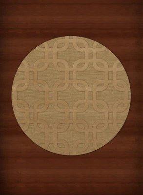 Yellow Rectangles Loops Rounded Squares Transitional Area Rug Geometric DV7 - Image 1 of 2