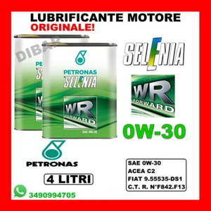 OLIO MOTORE SELENIA WR FORWARD 0W30 FIAT 500X 1.4 TURBO MULTIAIR DA 2016 E6 4LT - Bild 1 von 1