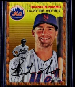 2023 Topps Chrome Platinum Anniversary #382 Nimmo Gold Wave Refractor - Picture 1 of 2