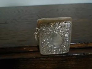 A Rare Antique Solid Silver Vesta Case 1910. - Picture 1 of 11