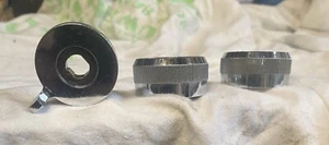 Radiomobile 8 Track 104 & 108 New Old Stock Chrome Back Adjusters - Picture 1 of 3