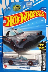 Hot Wheels 2025 BATMAN Series #103 TV Series Batmobile Mtflk Gray w/ MC5s - Picture 1 of 2
