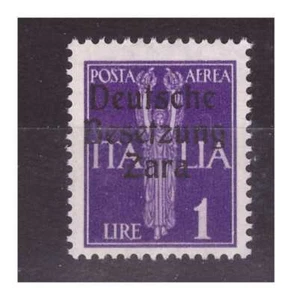 ZARA 1943 POSTA AEREA - LIRE 1 - PRIMO TIPO NUOVO ** MNH - Picture 1 of 1