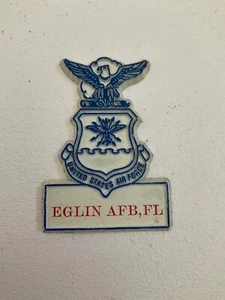 United States Air Force Elgin AFB Florida Vintage Fridge Magnet - Picture 1 of 2