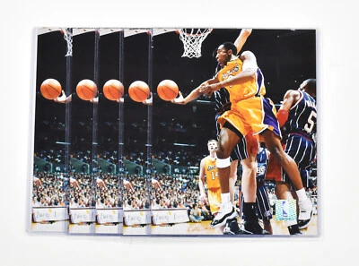 (5) Kobe Bryant Glossy 8x10 Photo File Licensed Hologram Picture in Top Loader - Image 1 of 2