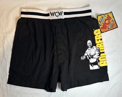 Vintage 1997 WCW Bill Goldberg Wrestling Boxers-NWT-Medium - Image 1 of 3