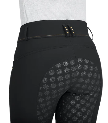 Waldhausen ELT Thermoreithose Claire High Waist Winterreithose schwarz  - Bild 1 von 4