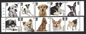 GROSSBRITANNIEN 2024 HUNDE MARGINALBLÖCKE UNMONTIERT NEUWERTIG, NEUWERTIG - Bild 1 von 1