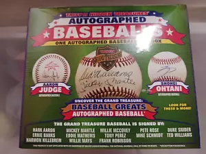 Brand New Unopened TriStar Hidden Treasures Autographed Baseball - Picture 1 of 3