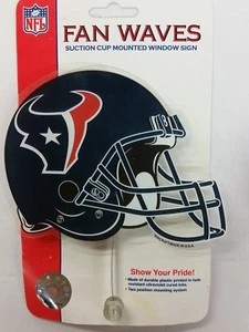 NFL Houston Texans Suction Cup Window Fan Wave, NEW (Package of 6) - Picture 1 of 1
