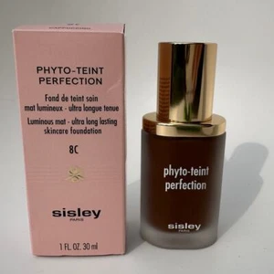 Sisley Paris 8C Cappuccino Phyto-Teint Perfection Foundation Luminous Long Wear - Picture 1 of 12