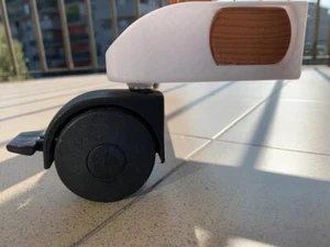 Supporto Ruota Lenzuoliere Foppapedretti - Ricambio Rinforzato Stampato in 3D - Imagen 1 de 5