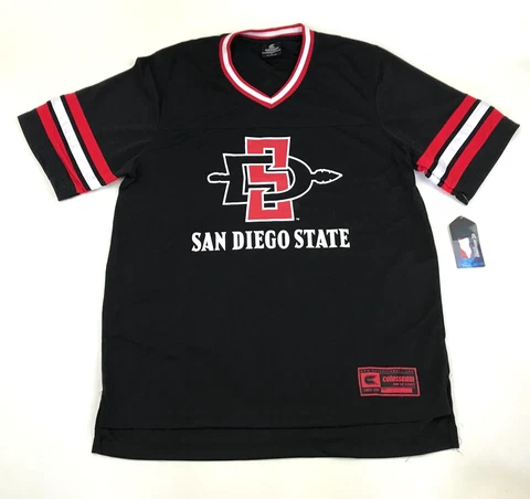 NEW San Diego State Aztecs Jersey Size Extra Large XL Tee Short Sleeve NCAA -11 Cover