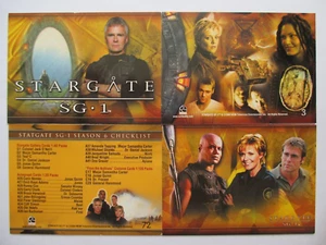 Stargate Season 6 Complete 72 Card Base Set 2004 Mint Unused Scarce - Picture 1 of 1