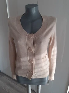 Heartbreaker zauberhafte Kaschmirstrickjacke in Beige XS fällt aus wie S-M - Bild 1 von 7