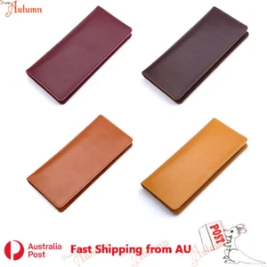 Premium Genuine Real Leather Women Wallet Card Thin Soft Long Bifold Purse Coin - Picture 1 of 7