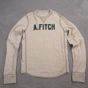 VTG Abercrombie & Fitch Mens Embroidered Sweatshirt size S Muscle Fit Y2K 2000s