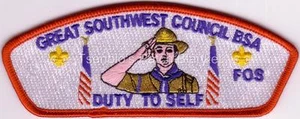 Great Southwest Council SA-6 2003 FOS Duty to Self CSP Mint Cond FREE SHIPPING - Picture 1 of 1