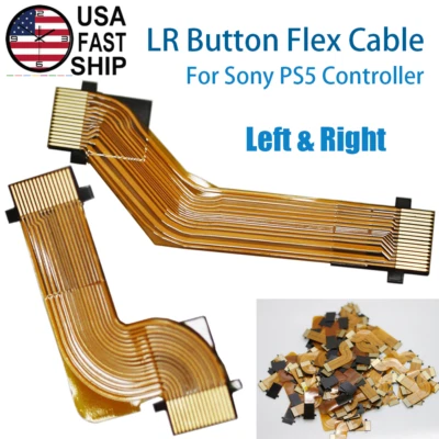 L1 / R1 LR Button Flex Cable For Sony Playstation 5 PS5 Sense Controller BDM-010 - Image 1 of 4