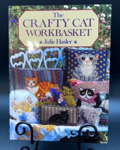The Crafty Cat Workbasket Cross Stitch Needlepoint Pattern Book Pictures Quilts - Picture 1 of 11