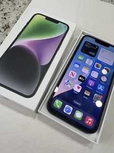 Apple iPhone 14 128GB - Midnight Unlocked Excellent Condition 9/10 With Box - Photo 1 sur 13