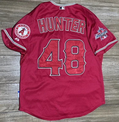 Torii Hunter Los Angeles Angels MLB Baseball 2010 All Star Game Majestic Jersey - Image 1 of 4