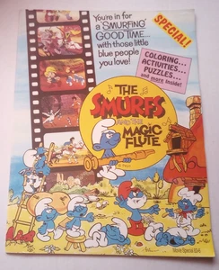 Schlümpfe und die Zauberflöte Animationsfilm Programm Buch Special 1983 Vintage - Bild 1 von 10