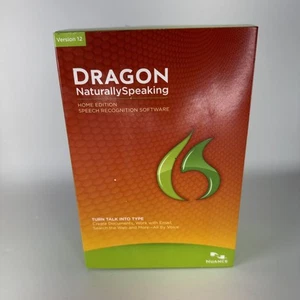 Dragon Naturally Speaking Version 12 Speech Recognition Software Home Edition - Afbeelding 1 van 7