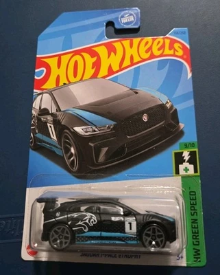 Jaguar I-Pace eTrophy 158/250 2023 Hot Wheels HW Green Speed 9/10 Foto 1 de 3