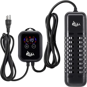 Calentador de acuario sumergible AQQA 800W con controlador de temperatura externo - Imagen 1 de 7