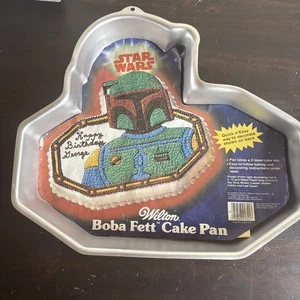 Vintage 1983 Wilton Star Wars Cake Pan Boba Fett Lucasfilm - notice et manuel - Photo 1/12