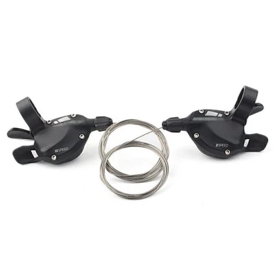 Left & Right Set X5 Trigger Shifter MTB 3x10 Speed bike shifters Black - Image 1 of 4