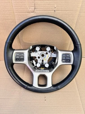 2013-2018 Dodge Ram 1500 2500 Laramie Heated Steering Wheel BLACK - Image 1 of 4
