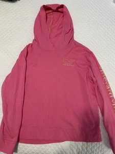 Vineyard Vines Girls Long Sleeve Hooded T-Shirt Size Medium - Picture 1 of 1