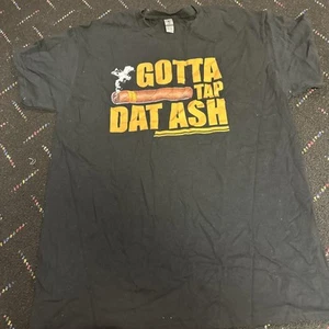 Camiseta de manga corta para adultos Apparel Gotta Tap Dat Ash, negra talla L - Imagen 1 de 3