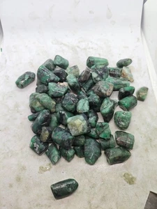 Natural Emerald Big Raw Chunks 10g+ Premium Green Gemstones - Picture 1 of 12