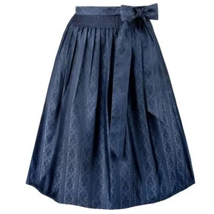 Dirndlschürze Corinna blau gemustert Dirndl Trachten Damen Jacquard Stockerpoint - Bild 1 von 10