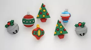 Jingle Bells / Buttons Galore / Ornament ~ Tree ~ Bell Shape Christmas Buttons - Picture 1 of 2