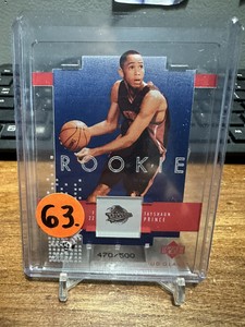 2003 Upper Deck UD Glass Ray Tayshaun Prince Rookie /500 Detroit Pistons