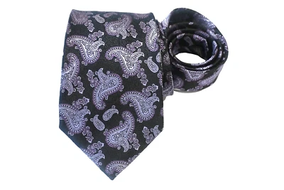 CORBATA HOMBRE SEAN JOHN NEGRA, MORADA/PAISLEY ANCHO: 3,75" LARGO: 57" Foto 1 de 3