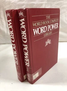 The World Book Complete Word Power Library Volumes 1 & 2 (1984 Hardcover Set) - Picture 1 of 14