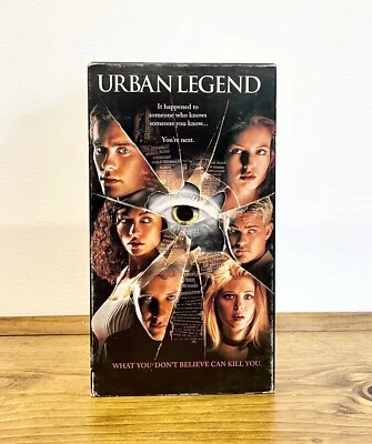 Urban Legend (VHS, 1998) Alicia Witt Jared Leto Tara Reid Cult 90s Horror OOP - Image 1 of 4