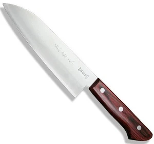 Kanetsune Santoku 6,45" VG2 und SUS51 Stahlklinge mit Sperrholzgriff KC-145 NEU - Bild 1 von 1